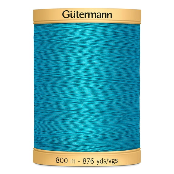 Gutermann Natural Cotton Aqua Marine Thread, 876 Yd.