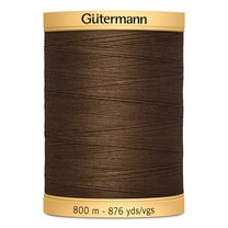 Gutermann Natural Cotton Bark Brown Thread, 876 Yd.