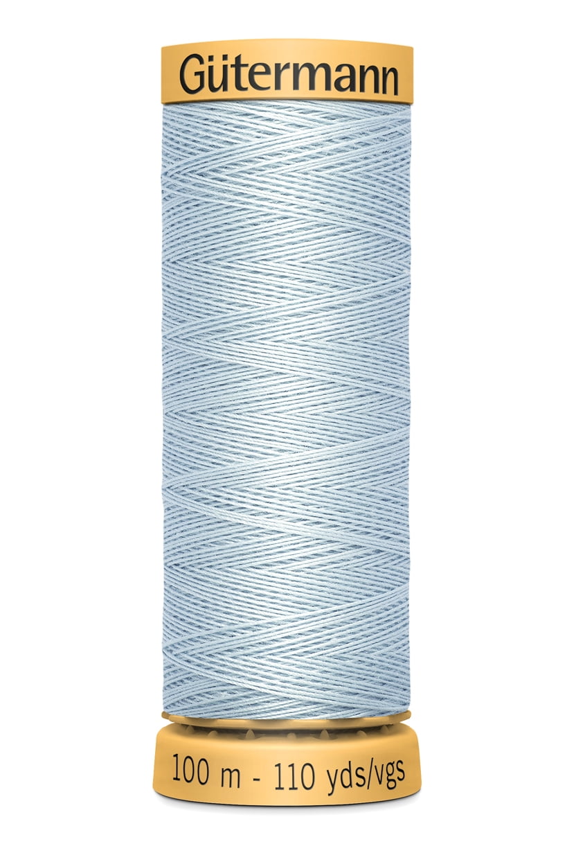 Gutermann Natural Cotton Light Blue Dawn Thread, 110 Yd. - Walmart.com