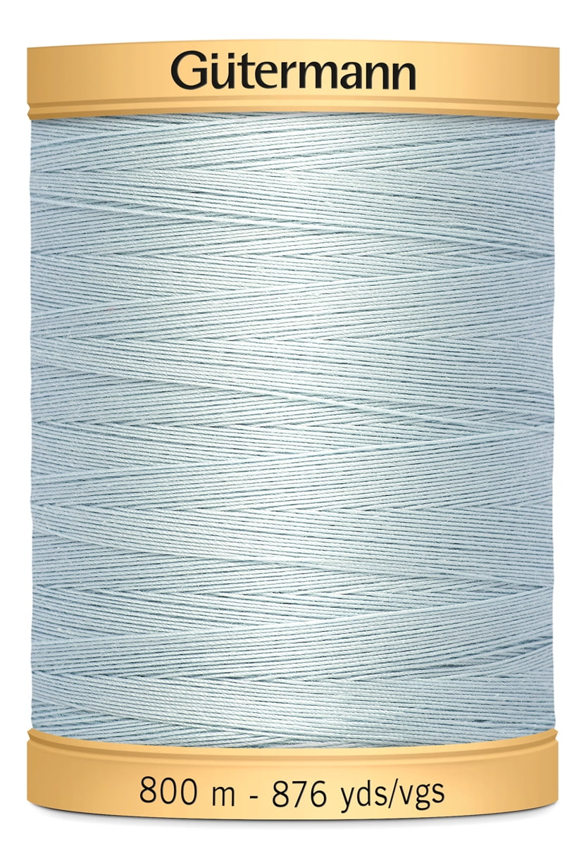 Gutermann Natural Cotton Sewing Thread - 800m Royal Blue, All-Purpose For Hand & Machine
