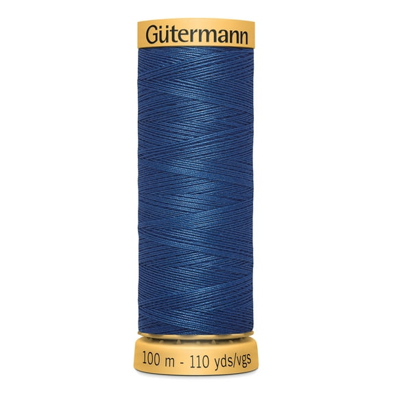 Gutermann Natural Cotton Sapphire Thread, 110 Yd.