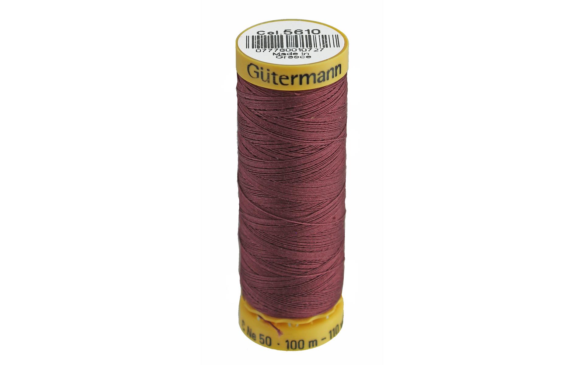 Gutermann Natural Cotton Thread 110yd-Dark Rose - Walmart.com