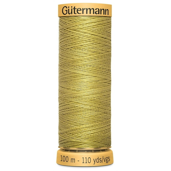 Gutermann Natural Cotton Thread 110yd-Golden Wheat