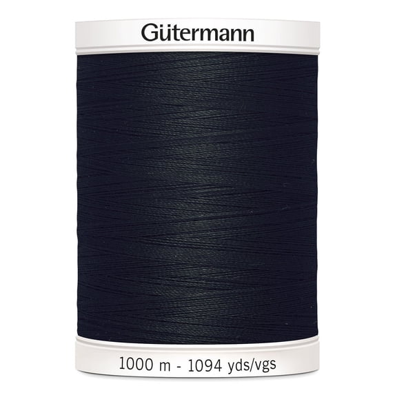 Gutermann Sew-All Black Thread, 1094 yd.
