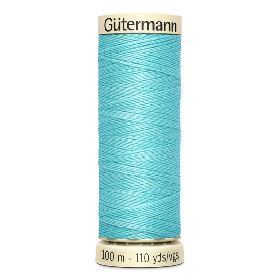 Gutermann Sew-All Polyester Aqua Blue Thread, 110 Yd.