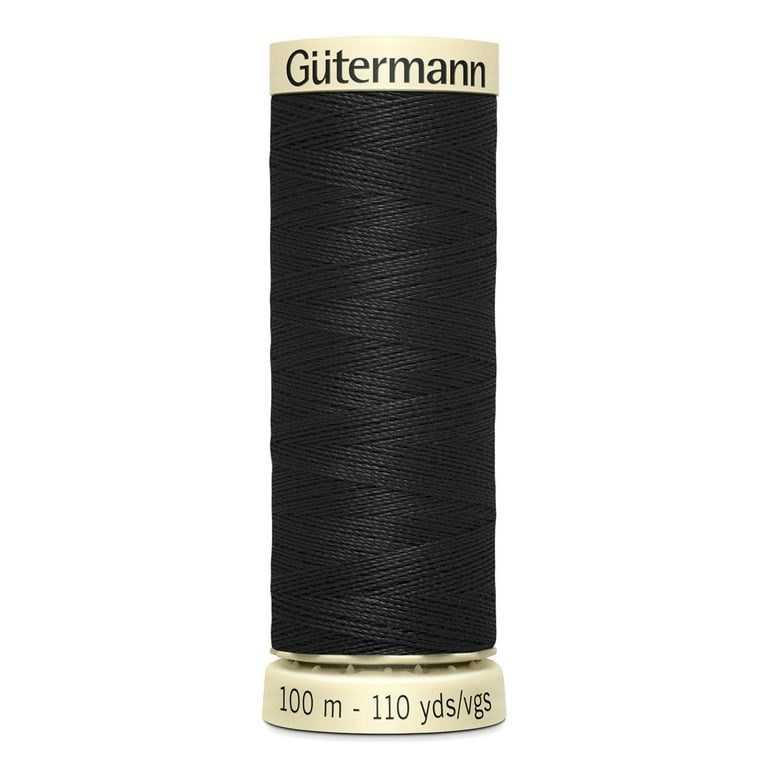 Gutermann Sew-All Thread, Black - 110 yard