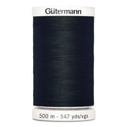 Gutermann Sew-All Polyester Black Thread, 547 yd.