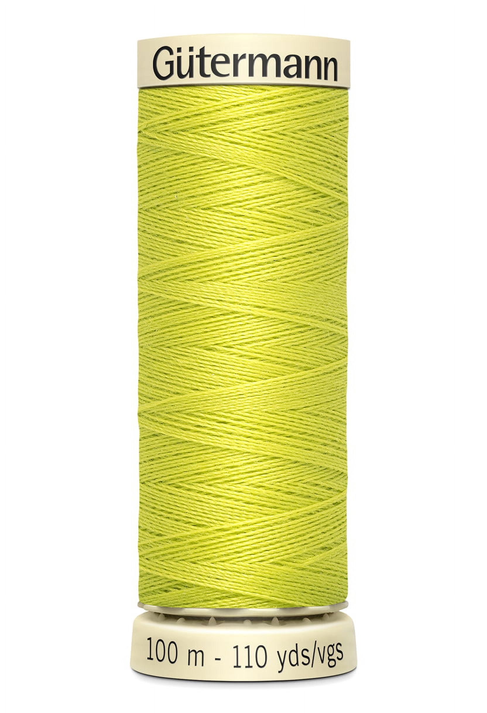 Lime Thread Gutermann Sew-All Polyester Lime Thread, 110 Yd. - Walmart.com