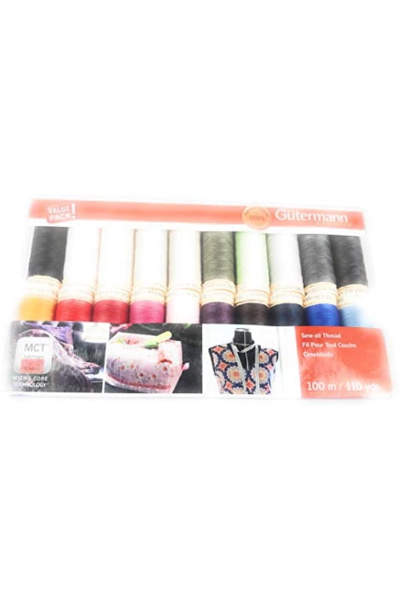 Sew-All Thread 20 spools 20 Colors 100 Meters Basics
