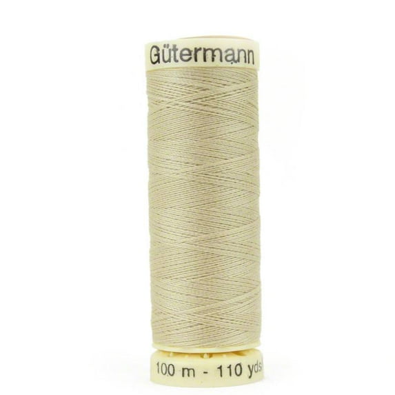 Gutermann Sew-All Thread 110yd-Ecru