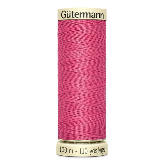 Gutermann Sewing Thread for Sewing and Craft Projects, Hot Pink 110 yds.