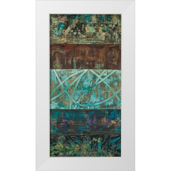 Gutierrez, Hilario 11x18 White Modern Wood Framed Museum Art Print Titled - Overgrown II