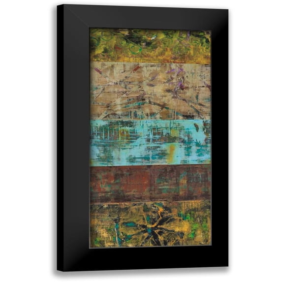 Gutierrez, Hilario 14x24 Black Modern Framed Museum Art Print Titled - Overgrown I