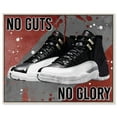 Guts And Glory Sneakers Canvas Motivational Quotes Men Print By