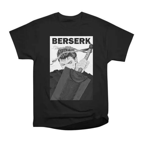 Guts Berserk T-Shirt Tee Gift For Him Merch For Her Apparel For Friend