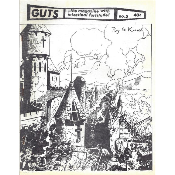 Guts: The Magazine With Intestinal Fortitude! #5 VF ; Robert Gluckson Comic Book