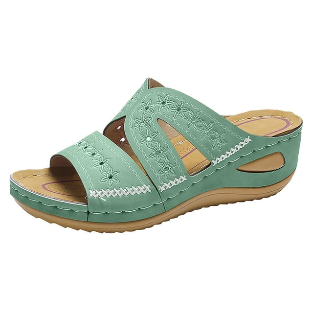 Guttear Keen Sandals for Women Comfortable and Non Slip Beach Slides Open Toe Ankle Strap Slingback Shoes