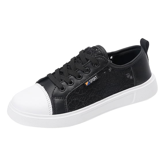 Guttear Lace-Up Shoes for Women Trendy Women Sneakers with Memory Foam Insole Fashion Sneakers Non-Slip Womens Shoes