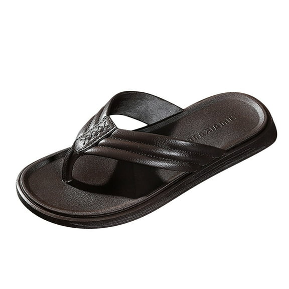 Guttear Men's Flip Flop, Arch Support, Water Friendly, Non Marking Outsole