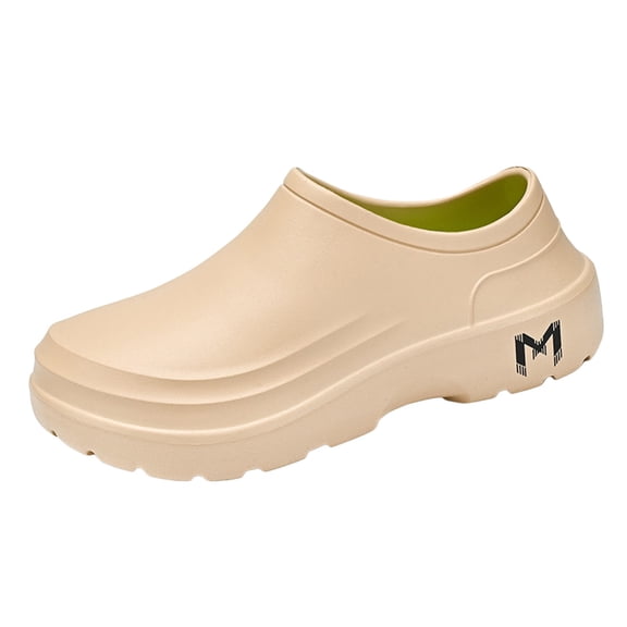 Guttear Non Slip Work Shoes for Women Men, Waterproof Slip Resistant Chef Clogs Shoes for Unisex-Adult, Ideal for Kitchen Garden Beach