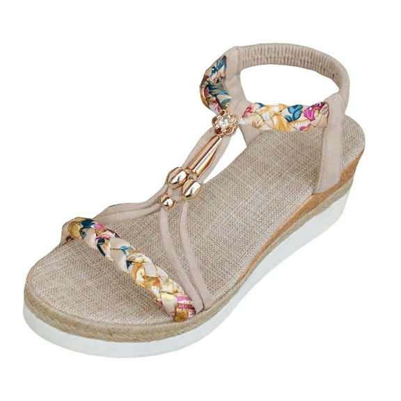 Guttear Platform Sandals Women Arch Support Non Slip Comfortable Vacation Style Sandals for Women 2025