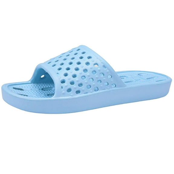 Guttear Quick Drying Shower Slippers non-slip Bathroom Slippers Drain Holes Shower Shoes for Women and Men Dorm Pool Gym