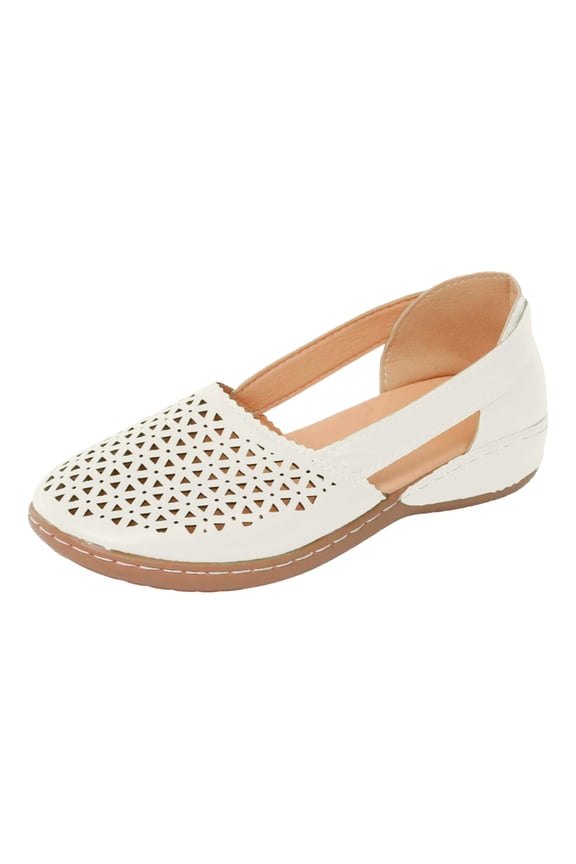Shoes for Women Comfort Slip-Ons Flat Work Shoes Casual Penny Loafers Dress Shoes