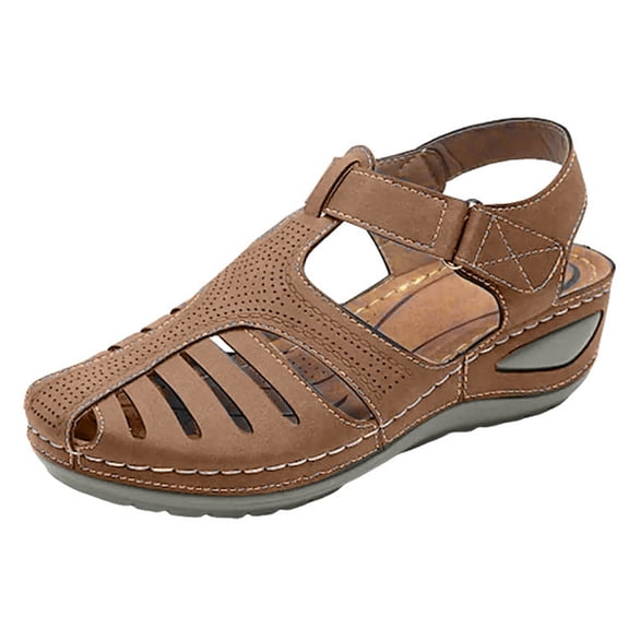 Guttear Table Open Toe Comfortable Waterproof Summer Walking Comfort Walking Beach Ankle Summer Shoes