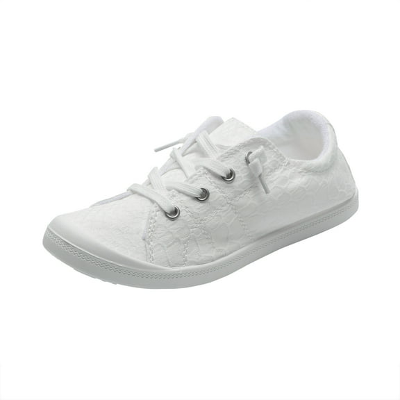 Guttear Women's Casual Shoes Casual Slip-On Shoes Breathable Lightweight Boat Shoes