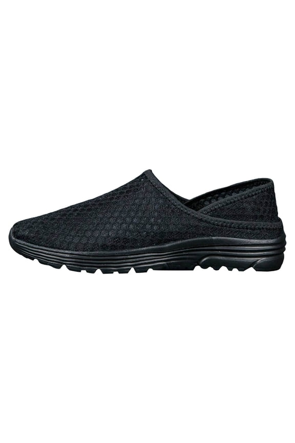 Women's Knitting Platform Orthopedic Clogs Mules Slip On Arch Support Wedge Sneakers Summer Outdoor Non-Slip Slipper Walking Shoes for Daily Work
