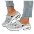 thumbnail image 1 of Guttear Women's Orthopedic Clogs with Air Cushion Support to Reduce Back and Knee Pressure Slippers Sandals Slip on Stretch Wide Walking Shoes Width Arch Mules Summer Mesh Sneaker Lightweight Outdoor, 1 of 9