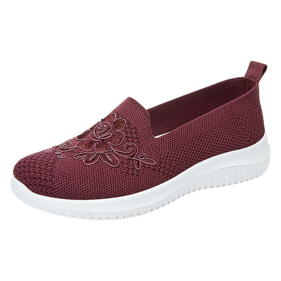 Guttear Women's Slip on Sneakers All-Day Comfort & Support Casual Comfortable Slip on Shoes