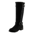 thumbnail image 1 of YLYL Women's Winter Fully Fur Lined Zipper Closure Snow Knee High Boots, 1 of 5