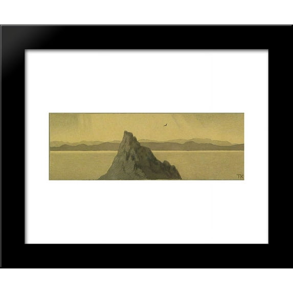 Gutten Som Gjorde Sig Til Loeve Falk Og Myre 20x24 Framed Art Print by Theodor Severin Kittelsen