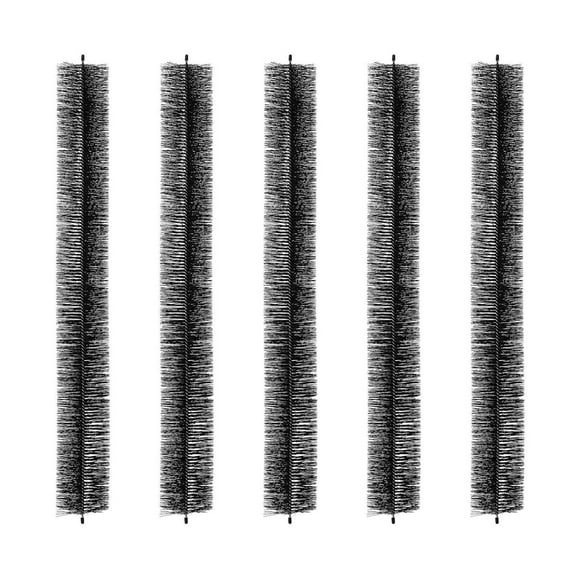 Gutter Brush 15ft 5-Inch Gutters - Gutter Cleaning Tools - 4.33" Diameter Leaf Guard - 5 Pack - Easy DIY Installation for Roof Debris Removal