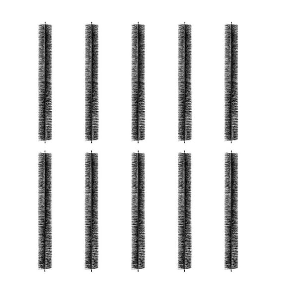 Gutter Brush 30ft, 4.33in Diameter Gutter Cleaning Tools 10 Pack for 5 Inch Gutters - Leaf Guard, Roof Debris Removal, DIY Gutter Protection