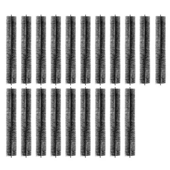 Gutter Brush 60 Feet Length 5.25 Inch Diameter Gutter Cleaning Tool Leaf Guard for 5 Inch Gutters Clear Roof Leaves Debris 20 Pack