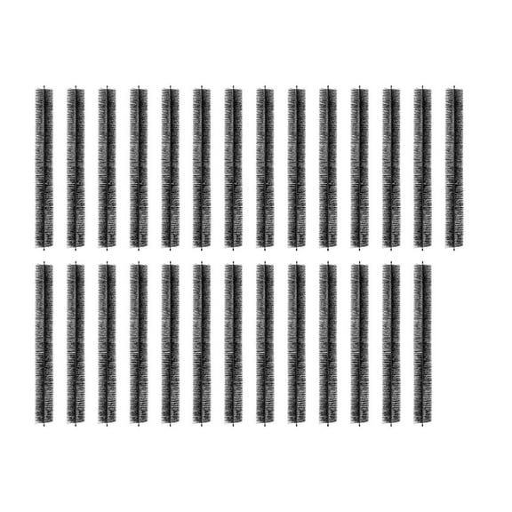 Gutter Brush 80ft, 4.33 Inch Gutter Cleaning Tools - 5 Inch Gutter Guard - Leaf Filter for Roof Debris - DIY Gutter Protection System - 27 Pack