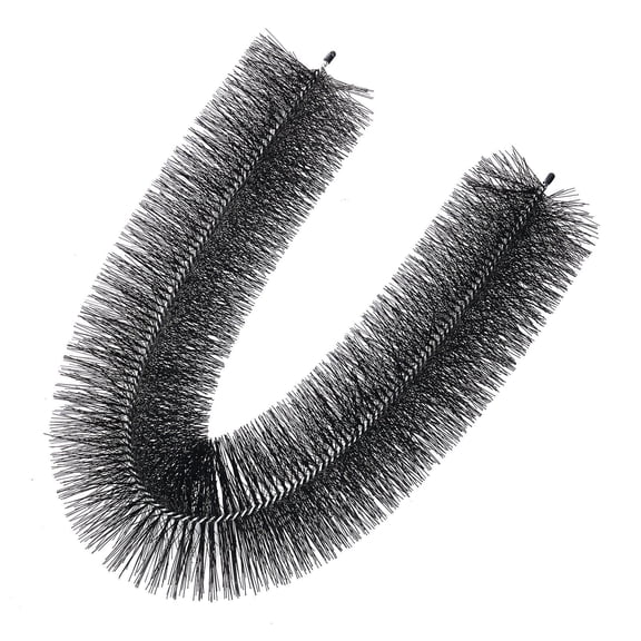 Gutter Cleaning Brush Kit (40-Count), 120FT x 4.33in, 5in Gutter Guard Effortlessly Clear Leaves & Debris from Roof