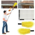 thumbnail image 1 of Gutter Cleanergutter Cleaning - Roofing Downspout Extension,Tools from The Ground with 8PCS Telescopic Extendable Pole (Yellow), 1 of 9