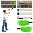 thumbnail image 1 of Gutter Cleaning Brush Roofing Tool with 8PCS Telescopic Extendable Pole, 10.1FT Gutter Cleaning Tools from The Ground, Guard Cleaner Tool Easy Remove Leave, 1 of 9