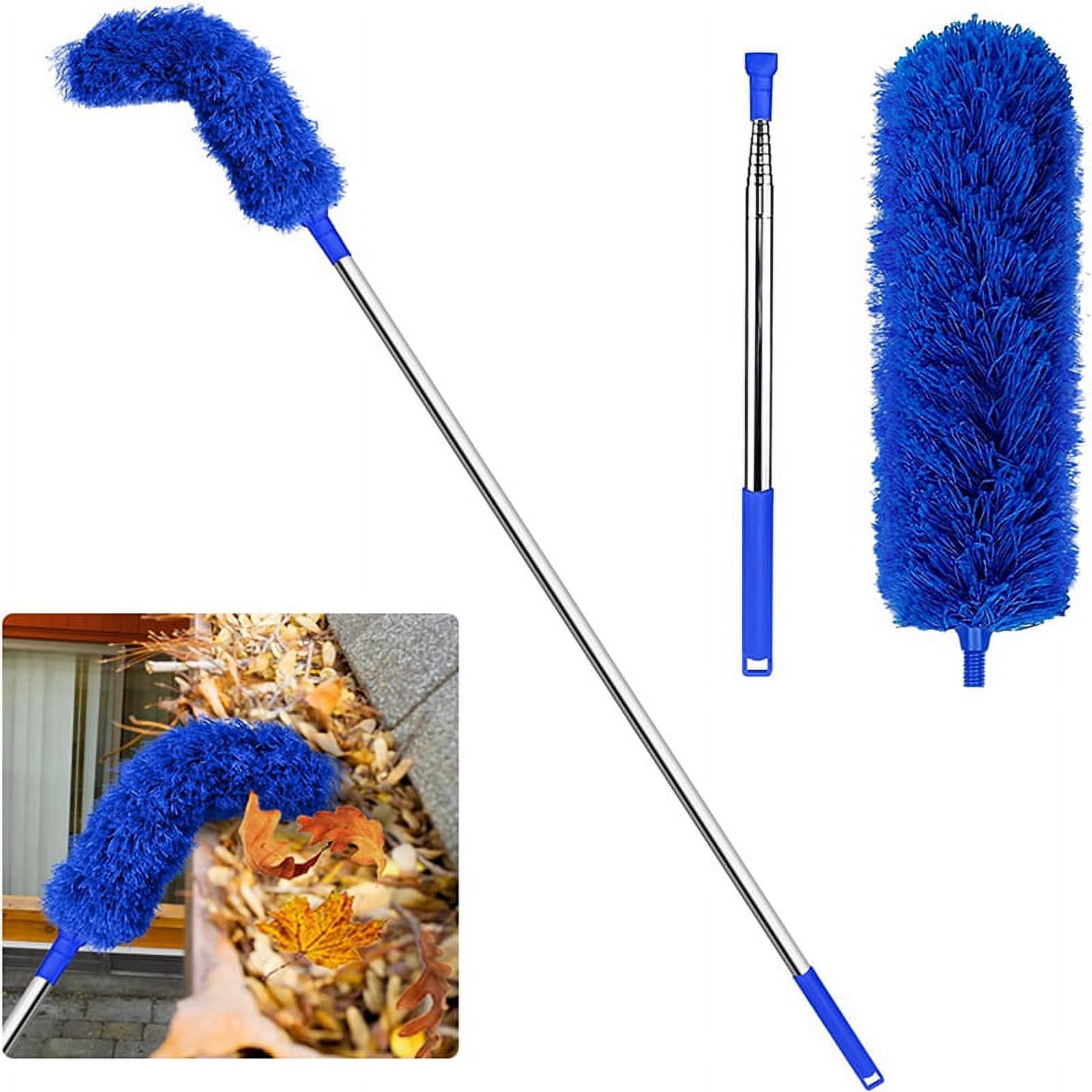 Gutter Cleaning Brush Roofing Tool with Telescopic Extendable Pole 8 ...