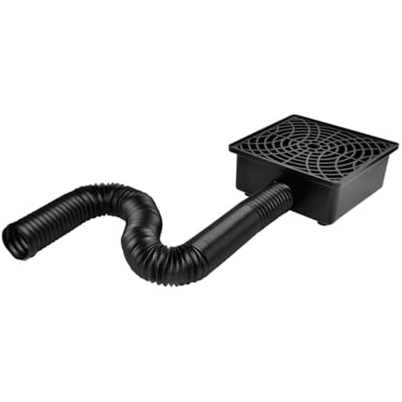 Gutter Downspout Catch Basin Drain Kit, Upgraded Larger Version 12"12" Catch Basin Gutter Downspout Extensions with 2.6 ID Flexible Pipe, Pipe Stretched Length 6.6ft$$Tools & Hardware Other