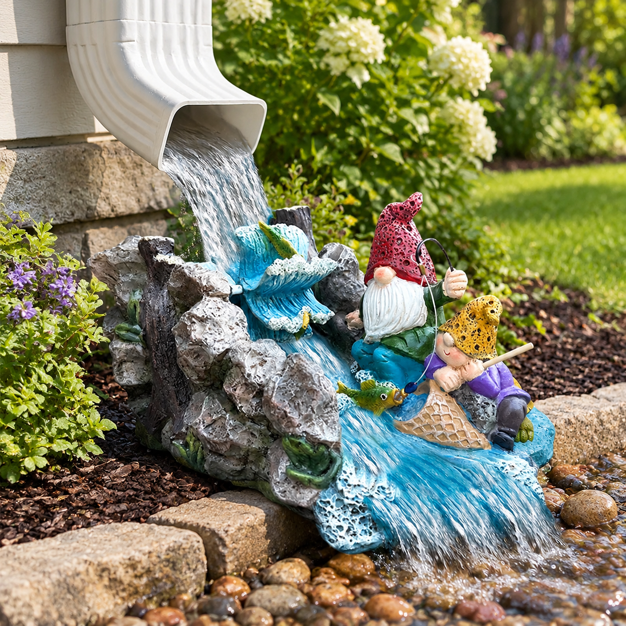 Gutter Downspout Extension Decoration Splash Block Outdoor Statues ...