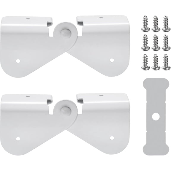 Gutter Downspout Flip-Up Hinge, Gutter Extension Hinge (2 Pack Downspout Hinge)