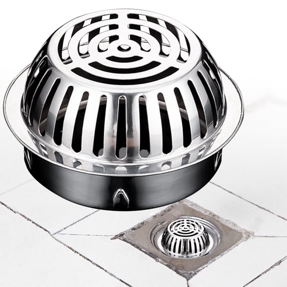 Gutter Downspout Guard, 1PCS 304 Stainless Steel Down Pipe Filter Mesh Gutter Guards Leaf Strainer Gutter Screen Covers Down Pipe Protectors