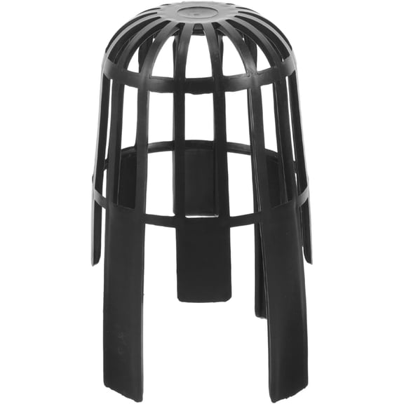 Gutter Downspout Guard Filter Strainer Black Plastic Leaf for Roof Drainage Prevents Clogging from Debris Easy to Install Gutter Guard for Home and Garden Use