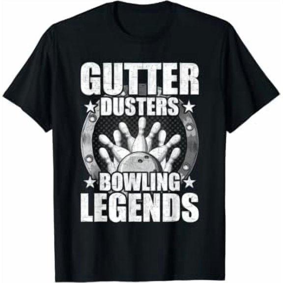 Gutter Duster Bowling Legends Bowler T-Shirt