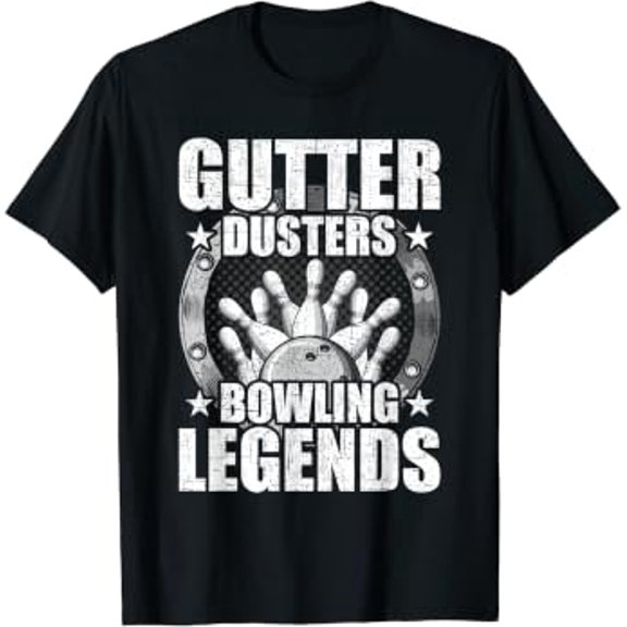 Gutter Duster Bowling Legends Bowler T-Shirt