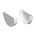 thumbnail image 1 of GUTTER END CAPS WHT 4", 1 of 2